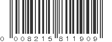 UPC 008215811909