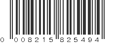 UPC 008215825494