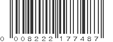 UPC 008222177487