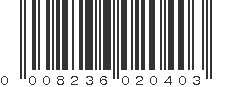 UPC 008236020403