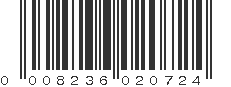 UPC 008236020724