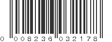 UPC 008236032178