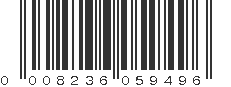 UPC 008236059496