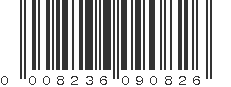 UPC 008236090826