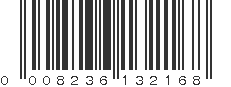 UPC 008236132168