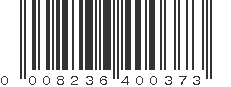 UPC 008236400373