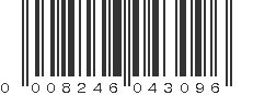 UPC 008246043096