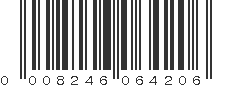 UPC 008246064206