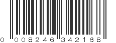 UPC 008246342168