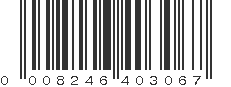 UPC 008246403067