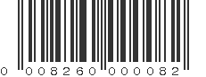 UPC 008260000082