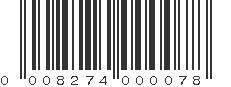 UPC 008274000078