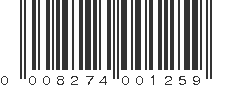 UPC 008274001259