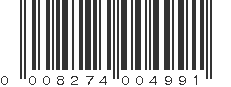 UPC 008274004991