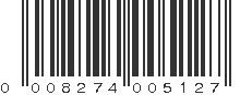 UPC 008274005127