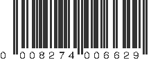 UPC 008274006629