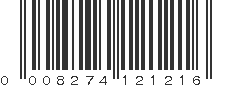 UPC 008274121216