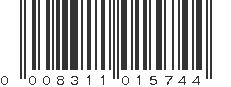 UPC 008311015744