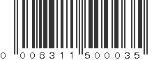 UPC 008311500035