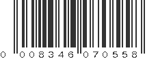 UPC 008346070558