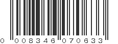 UPC 008346070633