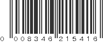 UPC 008346215416