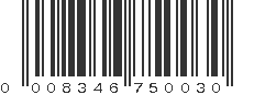 UPC 008346750030