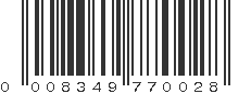 UPC 008349770028