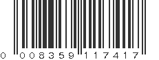 UPC 008359117417