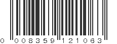 UPC 008359121063