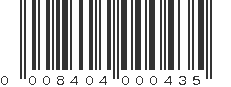 UPC 008404000435