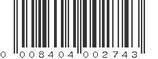 UPC 008404002743