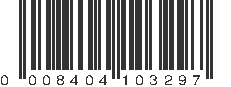 UPC 008404103297