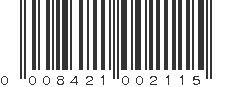 UPC 008421002115