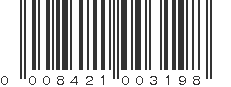 UPC 008421003198