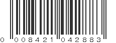 UPC 008421042883