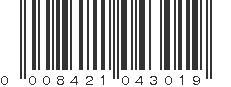 UPC 008421043019