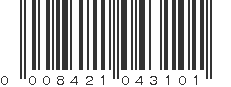 UPC 008421043101