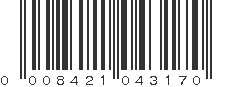 UPC 008421043170