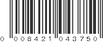 UPC 008421043750