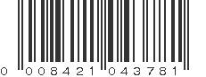 UPC 008421043781