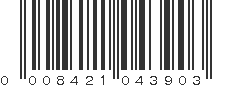 UPC 008421043903