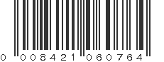 UPC 008421060764