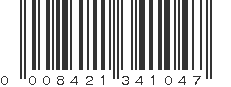 UPC 008421341047