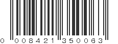 UPC 008421350063