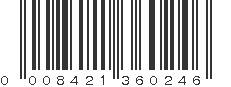 UPC 008421360246