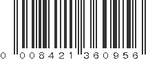 UPC 008421360956