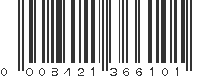 UPC 008421366101