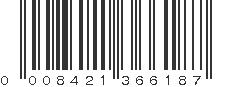 UPC 008421366187