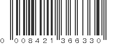 UPC 008421366330